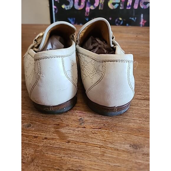 GUCCI TOM FORD GG MEN\'S SUPER RARE FIND WHITE LOAFERS SHOE SIZE 9.5 main image 14